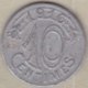 13. Bouche Du Rhône. Marseille. Chambre De Commerce. 10 Centimes 1916, En Aluminium - Monedas / De Necesidad