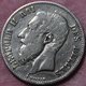 BELGIE LEOPOLD II  50 CENT   1867   TOP KWALITEIT    2 SCANS - 50 Centimes