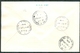 Israel LETTER FLIGHT EVENTS - 1959 FIRST ARKIA  FLIGHT NAHARIYA - TEL AVIV, REGISTERED - FDC