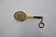 Vintage KEYCHAIN : TENNIS ROCKET MINI SIMULATION  -  RaRe - 1950's - Porte-cles - Porte-clefs