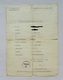 Rare Certificat De Décès Camp De Concentration Auschwitz 1941 - Documents