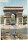 Paris: CITROËN 2CV, SIMCA ARONDE, PEUGEOT 403, FIAT 600 MULTIPLA, RENAULT DAUPHINE, 4CV - L'Arc De Triomphe - Passenger Cars