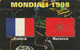 CARTA TELEFONICA INTERNAZIONALE PHONECARD - MONDIALI DI CALCIO 1998 IN FRANCIA "FRANCIA / MAROCCO - LEGGI - Sport