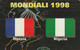 CARTA TELEFONICA INTERNAZIONALE PHONECARD - MONDIALI DI CALCIO 1998 IN FRANCIA "FRANCIA / NIGERIA - LEGGI - Altri & Non Classificati