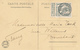 107/29 - Carte Illustrée BRUGES  TP Caritas 1 C BRUGES Station 1910 Vers BOUCHOUT - COB 25 S/doc. - 1910-1911 Caritas