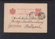 Romania Stationery 1901 Galati To Stuttgart - Ganzsachen