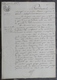 Manuscrit De 1813.Jean Poitrineau à Paris, Vend à Louis Ricroc , Une Maison Rue Du Jeudi à Alençon. - Manuscrits