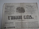 L' HOMME GRIS, 1845, Journal  De BORDEAUX Et La Région - Autres & Non Classés