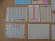 LOT DE 16 PETITS CALENDRIERS DES ANNEES 1980 LOTERIE NATIONALE CAISSE D'EPARGNE KINZIG RADIO BRO - Petit Format : 1981-90