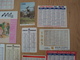 LOT DE 16 PETITS CALENDRIERS DES ANNEES 1980 LOTERIE NATIONALE CAISSE D'EPARGNE KINZIG RADIO BRO - Kleinformat : 1981-90