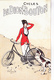 CPA - CYCLES DE DION-BOUTON Très Belle Carte Début De Siècle Elégante Posant Avec Son Chien Et Son Vélo Illus F.FOURNERY - Publicité