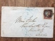 GB Victoria 1849 Cover To Leeds Tied With 1d Red Imperf - Covers & Documents