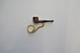 Vintage KEYCHAIN : WOODEN PIPE  - RaRe - 1950-60's - Porte-cles - Schlüsselanhänger