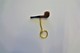 Vintage KEYCHAIN : WOODEN PIPE  - RaRe - 1950-60's - Porte-cles - Porte-clefs