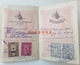 Delcampe - Passport Ottoman Empire Buenos Aires Argentina Via Marsella France 1922 Fiscal Stamps - Historische Dokumente
