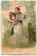 CPA - Carte Postale - Fantaisie - Couple - Homme Et Femme - Le Baiser - 1905 (C8609) - Parejas