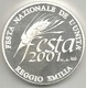 Reggio Emilia 2001 Festa Nazionale Dell'Unità, Altiero Spinelli, Ag.925 FS Gr. 21, Cm. 3,4. - Altri & Non Classificati