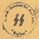 R186 - Pli HAMBURG Du 31 Décembre 1943 Avec Correspondance - Tampon " SS - TOTENKOPF INF.BAT.Nr. 351 - RATIBOR" " - Cartas & Documentos