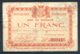 479-Glageon Billet De 1 Franc 1914 1ère Série - Bonos