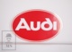 Sticker - Audi - Automobile / Auto - Red Background - 9,5 X 6,5 Cm - Autocollants