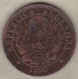 ARGENTINE / TUCUMAN. DOS CENTAVOS 1890. BRONZE - Argentina