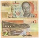 Ghana - 5 Pcs X 2 Cedis 2015 UNC Lemberg-Zp - Ghana