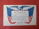 US Flags   Our Country's Call Greetings -ref 3369 - Patriotic