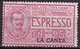 CRETE 1906 Italian Office : Italian Stamp For Express Letters 25 C Rose With Overprint LA CANEA  Vl. E 1 MH (creased) - Kreta