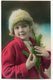 CPA - Carte Postale - Fantaisie - Enfant - Bonnet - Sapin - (C8629) - Portraits