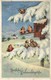 Fröhliche Weihnachtsgrüße 1942 Winterlandschaft Mit Vogelhaus - Sonstige & Ohne Zuordnung