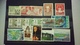 Delcampe - P102 LOT 68 PLAQUETTES TIMBRES MONDE NEUFS / OB  A TRIER COTE++ DÉPART 10€ - Lots & Kiloware (mixtures) - Max. 999 Stamps