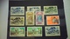 Delcampe - P102 LOT 68 PLAQUETTES TIMBRES MONDE NEUFS / OB  A TRIER COTE++ DÉPART 10€ - Lots & Kiloware (mixtures) - Max. 999 Stamps