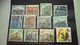 Delcampe - P102 LOT 68 PLAQUETTES TIMBRES MONDE NEUFS / OB  A TRIER COTE++ DÉPART 10€ - Lots & Kiloware (mixtures) - Max. 999 Stamps