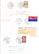 Delcampe - FRANCE LOT DE 21 FDC DIFFERENTES AYANT VOYAGEES. - Vrac (max 999 Timbres)