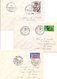 Delcampe - FRANCE LOT DE 21 FDC DIFFERENTES AYANT VOYAGEES. - Vrac (max 999 Timbres)