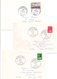 Delcampe - FRANCE LOT DE 21 FDC DIFFERENTES AYANT VOYAGEES. - Vrac (max 999 Timbres)