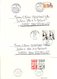 Delcampe - FRANCE LOT DE 21 FDC DIFFERENTES AYANT VOYAGEES. - Mezclas (max 999 Sellos)