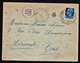 FRANCE: Occupation Italienne à Menton (Mentone) Timbre D'Italie N° 234 Obl. Mentone Le 11/03/43 Pour Mirande (gers) - Guerre De 1939-45