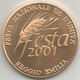 Reggio Emilia 2001, Festa Nazionale De L'Unità, Altiero Spinelli, Ae. FS. Gr. 15, Cm. 3,4. - Altri & Non Classificati