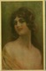 BOMPARD SIGNED 1910s POSTCARD - GLAMOUR LADY - 115-5 (BG349) - Bompard, S.