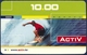 KAZAKHSTAN PRE-PAID REMOTE MEMORY CARD 10 UNITS SPORT SURFING VERY GOOD - Kazachstan