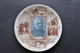 Delcampe - LOT DE 3 ASSIETTES CASSEES SARREGUEMINES PRESIDENTS  - NICOLAS II - E. LOUBET - THIERS - Sarreguemines (FRA)