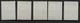 SAN MARINO - 1932 - YVERT N° 159/163 ** MNH (161 * MLH) - COTE = 680 EUR - Unused Stamps
