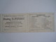 Ticket Dansfeest Boezemvrienden 1894 Antwerpen Met Dansorde Mignonnette Mignonette 10 X 7 Cm - Tickets - Vouchers