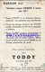 112744 ARGENTINA PUBLICITY COMMERCIAL TODDY BREAK NO POSTAL POSTCARD - Argentina