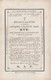 Décédé à GAND-1874-JACQUES COLETTE JEAN HYE. - Religion & Esotericism