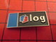 413b Pin's Pins / Beau Et Rare / THEME : CARBURANTS / LOGO ELF LOG Pin's D'entreprise - Carburants