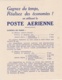 Carte AIR FRANCE De 1948  Des Surtaxes Au Départ De France - Avions
