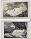 8 PHOTO. ANC. ARTISTIQUES DE NUE FIXEES S/CARTON 19é S.-JUPITER Et LEODA, LE BAIN,ODALISQUE, VIENS DONC ! VENUS PUDIQUE - Anciennes (Av. 1900)