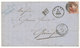 1859 BRIEF Met COB 12A? Van ANVERS Naar QUIMPER, Rug AMBt DU MIDI No2 Zie Scan(s) - 1858-1862 Médaillons (9/12)